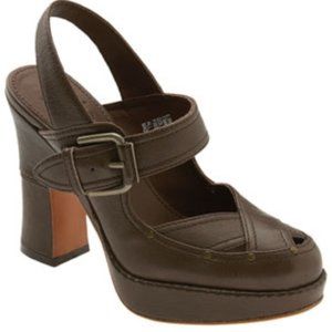 💙💖 Frye Goldie Slingback Leather Heel